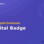 Wordpress Plugin Easy Digital Downloads - Digital Badge