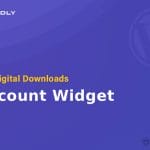 Wordpress Plugin Easy Digital Downloads - Discount Widget