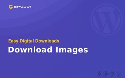 Wordpress Plugin Easy Digital Downloads - Download Images
