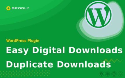 Wordpress Plugin Easy Digital Downloads - Duplicate Downloads