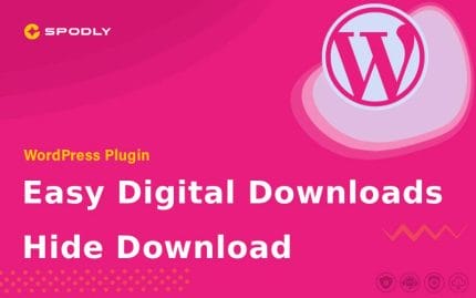 Wordpress Plugin Easy Digital Downloads - Hide Download