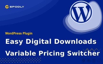 Wordpress Plugin Easy Digital Downloads - Variable Pricing Switcher
