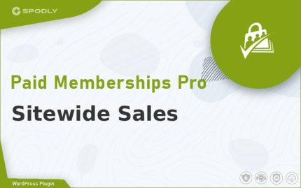 Wordpress Plugin Paid Memberships Pro - Sitewide Sales