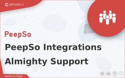 Wordpress Plugin PeepSo Integrations - Almighty Support