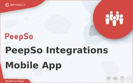 Wordpress Plugin PeepSo Integrations - Mobile App