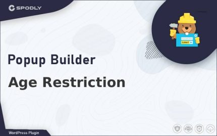 Wordpress Plugin Popup Builder - Age Restriction