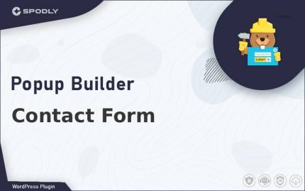 Wordpress Plugin Popup Builder - Contact Form