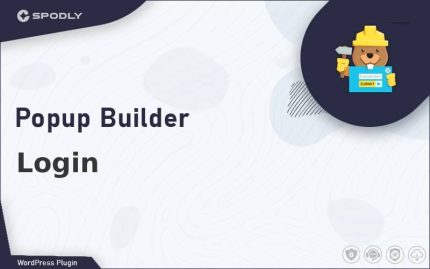 Wordpress Plugin Popup Builder - Login
