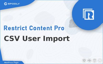 Restrict Content Pro - CSV User Import