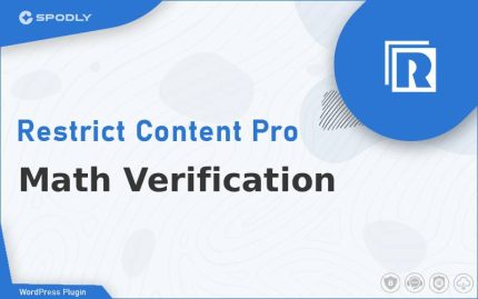 Restrict Content Pro - Math Verification