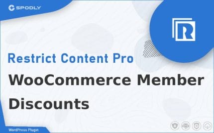Restrict Content Pro - WooCommerce Member Discounts