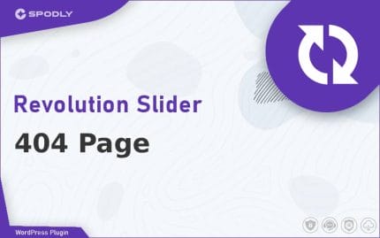 Slider Revolution - 404 Page