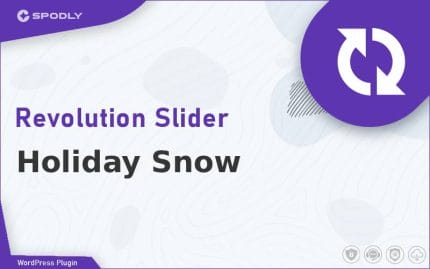 Slider Revolution - Holiday Snow