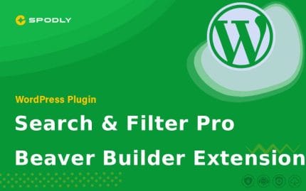Wordpress Plugin Search & Filter Pro - Beaver Builder Extension