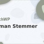 Wordpress Plugin SearchWP - German Stemmer