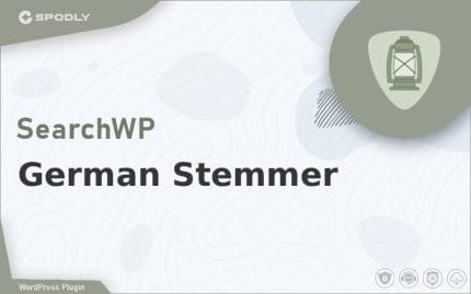 Wordpress Plugin SearchWP - German Stemmer