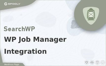 Wordpress Plugin SearchWP - WP Job Manager Integration