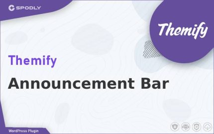 Wordpress Plugin Themify - Announcement Bar