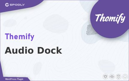 Wordpress Plugin Themify - Audio Dock