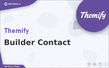 Wordpress Plugin Themify - Builder Contact