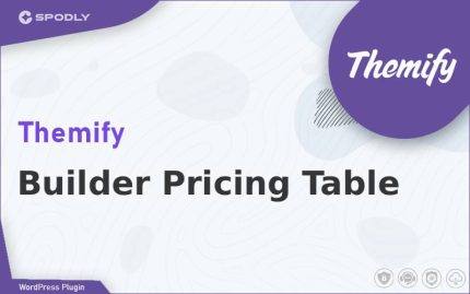 Wordpress Plugin Themify - Builder Pricing Table
