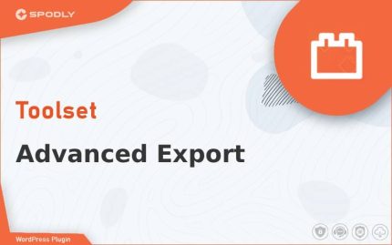 Wordpress Plugin Toolset - Advanced Export