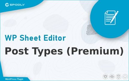 Wordpress Plugin WP Sheet Editor - Post Types (Premium)