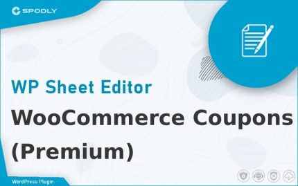 Wordpress Plugin WP Sheet Editor - WooCommerce Coupons (Premium)
