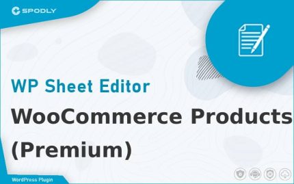 Wordpress Plugin WP Sheet Editor - WooCommerce Products (Premium)