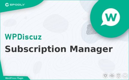 wpDiscuz - Subscription Manager