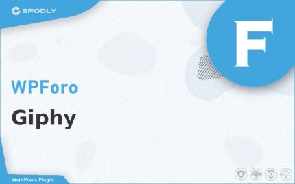 Wordpress Plugin WPForo - Giphy