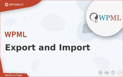Wordpress Plugin WPML - Export and Import