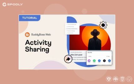 Wordpress plugin BuddyBoss Sharing