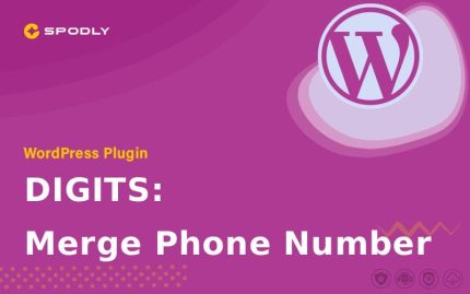Wordpress plugin DIGITS: Merge Phone Number
