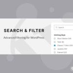 Wordpress plugin Search & Filter Pro