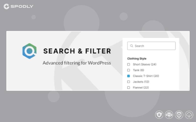 Wordpress plugin Search & Filter Pro Wordpress plugin Search & Filter Pro