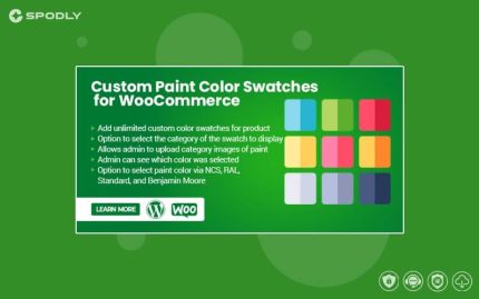 Wordpress plugin WooCommerce Paint Color Swatches – Visual Product Color Picker Plugin
