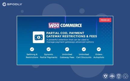 Wordpress plugin WooCommerce Partial COD - Payment Gateway Restrictions & Fees