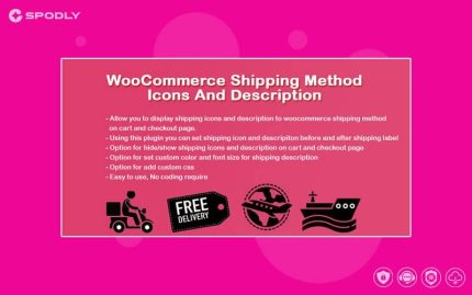 Wordpress plugin WooCommerce Shipping Icons And Description