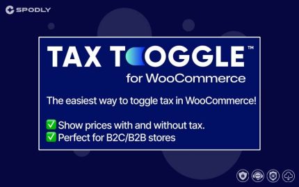 Wordpress plugin WooCommerce Tax Toggle