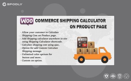 Wordpress plugin Woocommerce Shipping Cost Calculator On Product Page