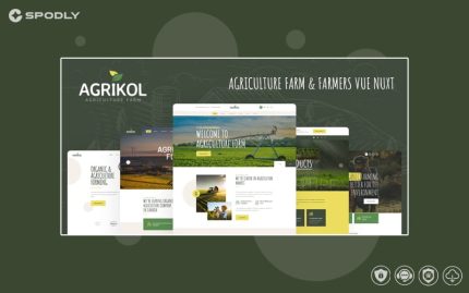 Agrikol – Vue Nuxt Template For Agriculture Farms