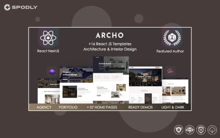 Archo – React Architecture & Interior Template