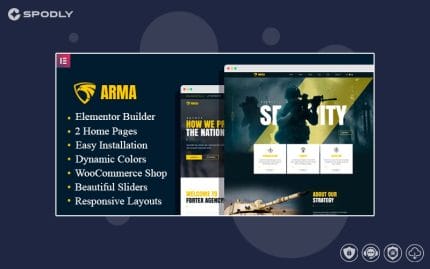 Arma – Military Service WordPress Theme