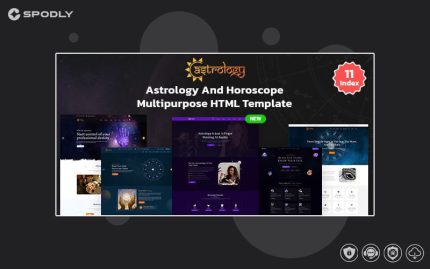 Astrology and Horoscope Responsive HTML 5 Template