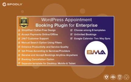 BMA - WordPress Appointment Booking Plugin for Enterprise