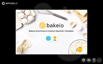 Bakeio - Bakery eCommerce Creative OpenCart Template