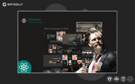 Barrister Law, Lawyer & Attorney React Js Template