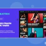 Beatrix - Modern Magazine Bootstrap Template