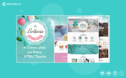Bellaria – A Delicious Cakes and Bakery HTML Template